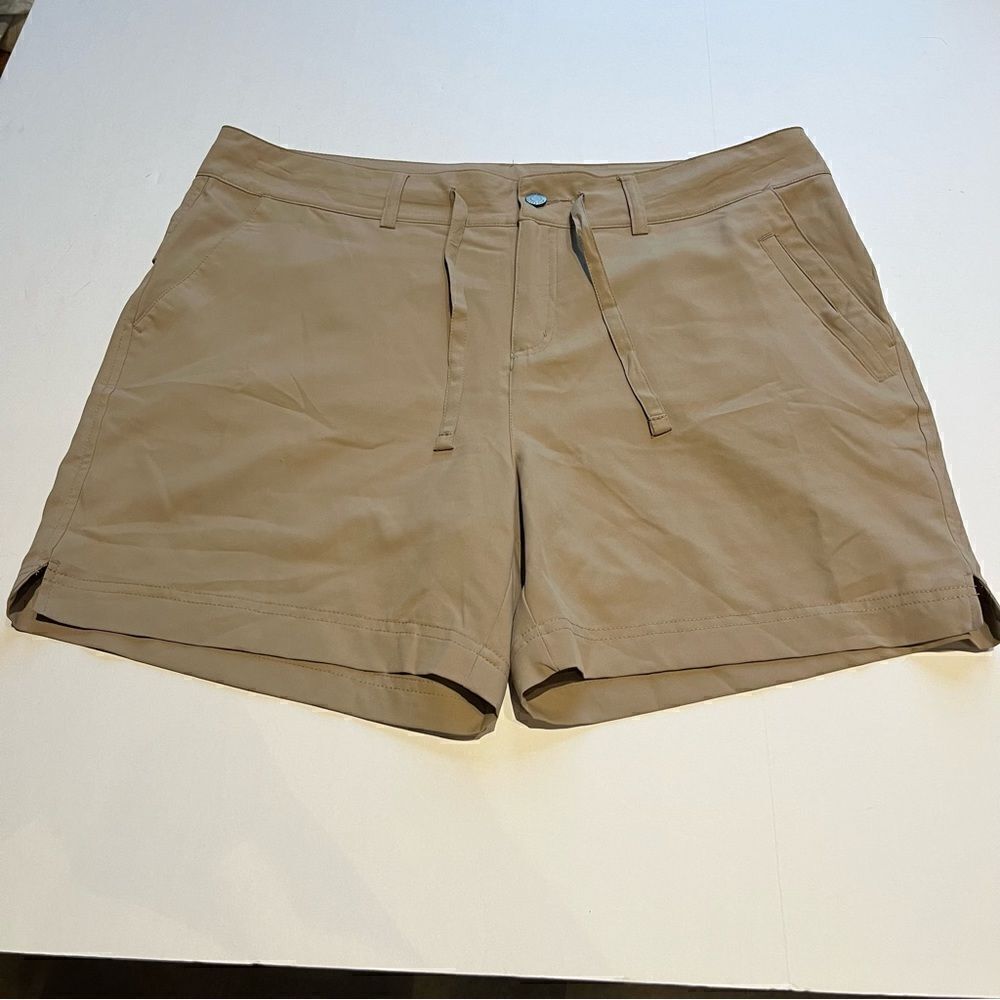 Women's Magellan Shorts Dark Tan Size XL 5 pockets